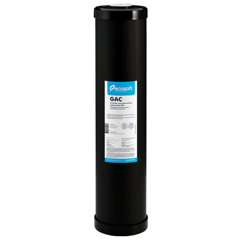 Картридж Ecosoft із гранульованим активованим вугіллям 4,5" х 20"