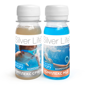 Бактерицидный комплекс для бассейнов SVOD Silver Life 2х50 мл 2,5 м³