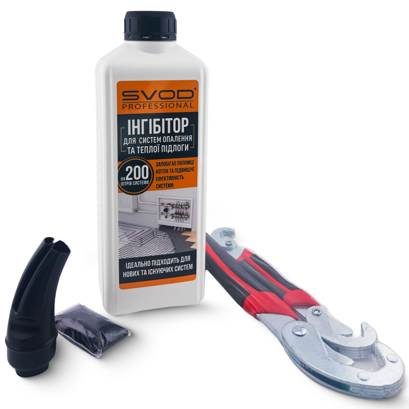 Інгібітор для систем опалення SVOD PROFESSIONAL 1 л на 200 л(приватний будинок) 