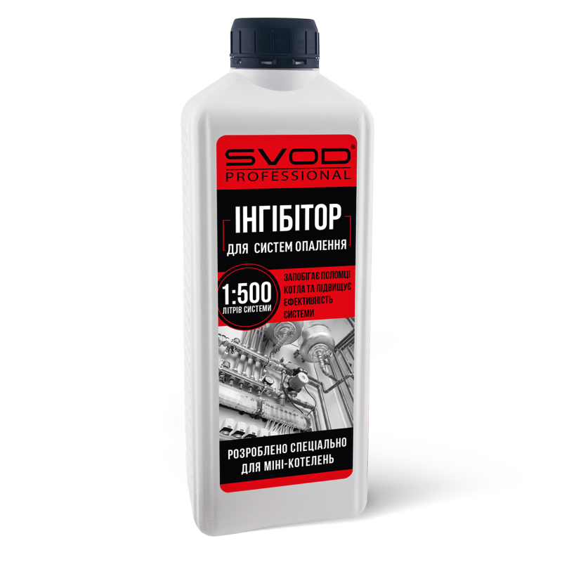 Ингибитор для систем отопления SVOD PROFESSIONAL 1л на 500 л (мини котельные) 