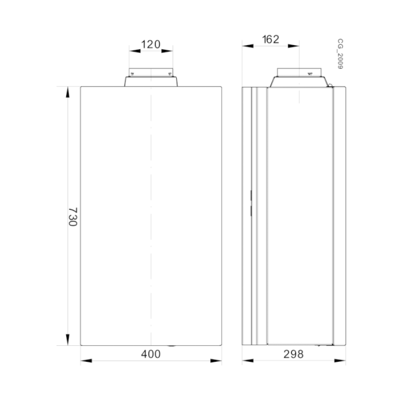 Газовий котел Baxi ECO 5 Blue 24  димохідний (24 кВт)