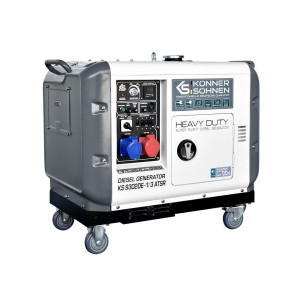 Генератор дизельный 7,5 кВт Könner&Söhnen KS 9302DE-1/3 ATSR