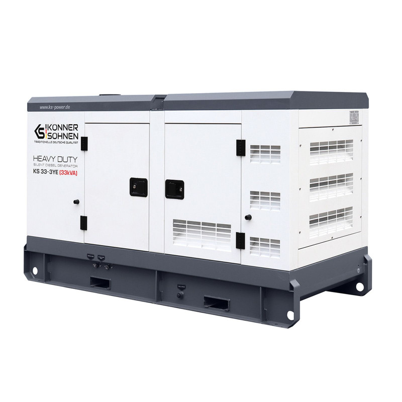 Дизельна трифазна електростанція 33кВА Konner & Sohnen KS 33-3YE