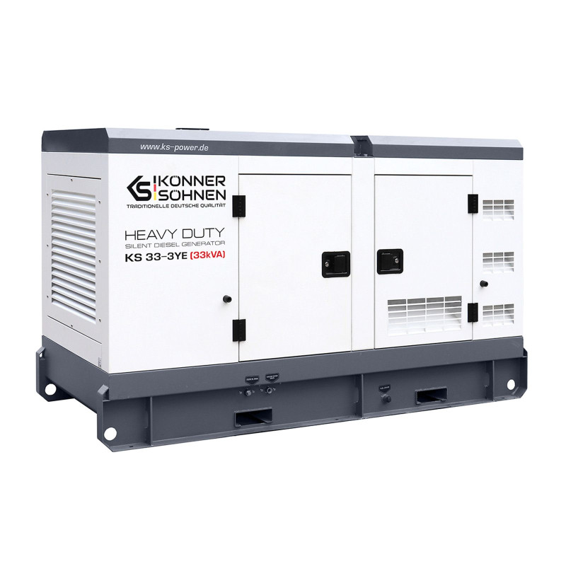 Дизельна трифазна електростанція 33кВА Konner & Sohnen KS 33-3YE