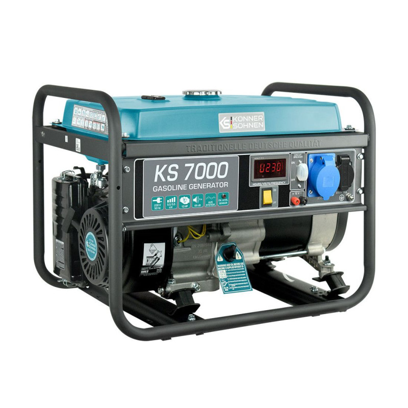 Бензиновий генератор 5,5 кВт Konner & Sohnen KS 7000