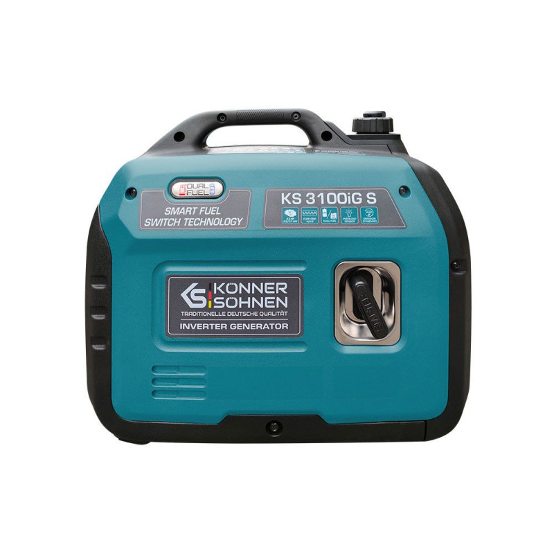 Инверторный газобензиновый генератор 3,1 кВт Konner & Sohnen KS 3100iG S
