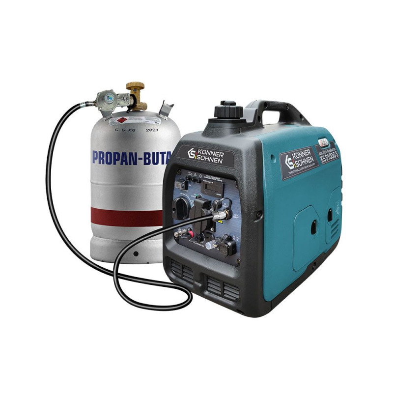 Инверторный газобензиновый генератор 3,1 кВт Konner & Sohnen KS 3100iG S