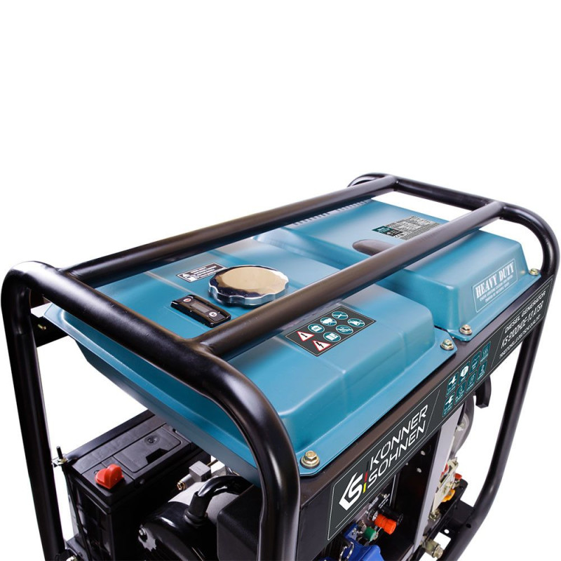 Дизельний генератор 7,5 кВт Konner & Sohnen KS 9100HDE-1/3 ATSR (EURO V)