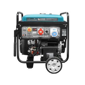 Бензиновый двухцилиндровый генератор 11 кВт Konner & Sohnen KS 15-1E 1/3 ATSR