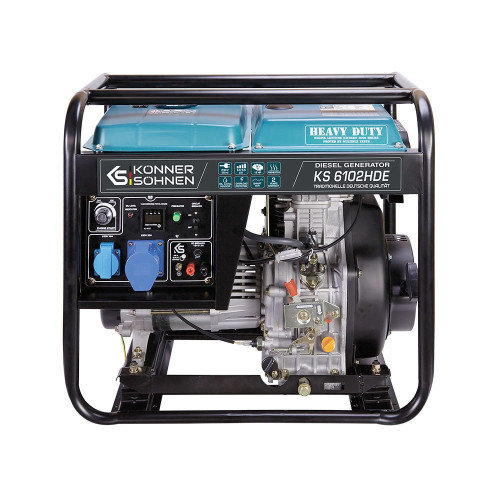 Дизельный генератор 5,5 кВт Konner & Sohnen KS 6102HDE (EURO II)