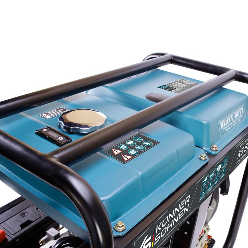 Дизельный генератор 5,5 кВт Konner & Sohnen KS 6102HDE (EURO II)