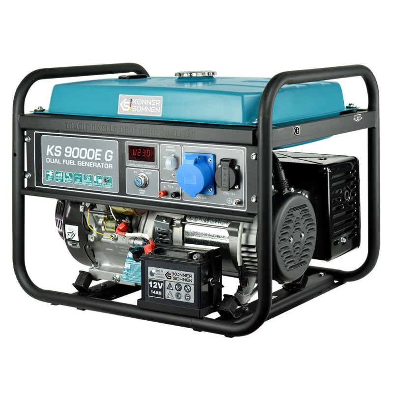 Газобензиновый генератор 6,5 кВт Könner & Söhnen KS 9000E G