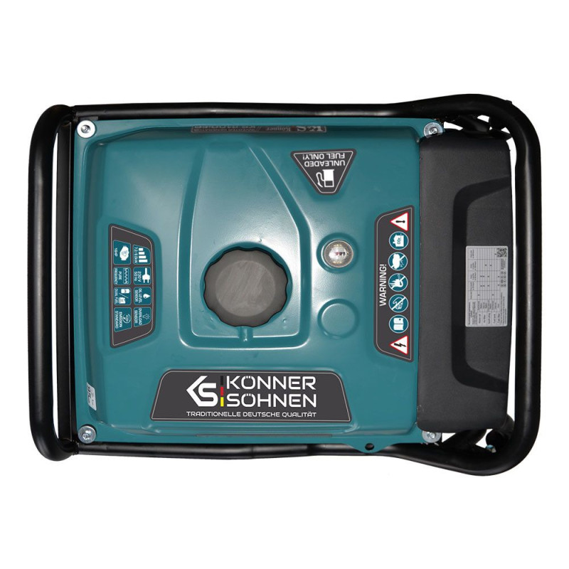 Інверторний газобензиновий генератор 8 кВт Konner & Sohnen KS 8100iEG