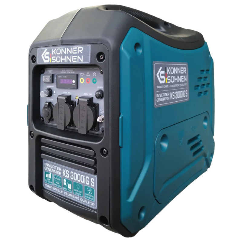Інверторний генератор 3.3 кВт Konner & Sohnen KS 3000iG S (газ/бензин)