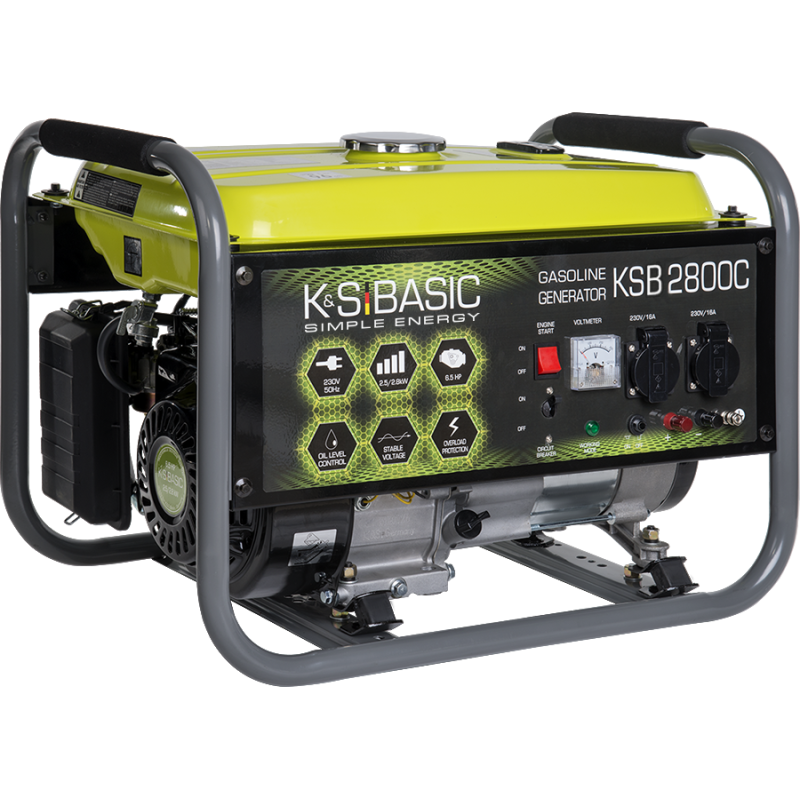 Бензиновий генератор 2,8 кВт Konner&Sohnen KSB 2800C