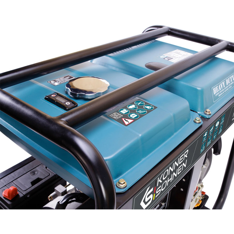 Дизельний генератор 6,5 кВТ Konner&Sohnen KS 8102HDE (EURO II)