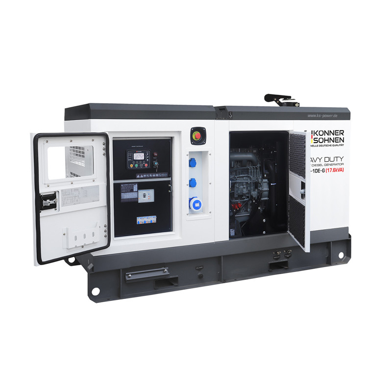 Дизельна однофазна електростанція 17,6 кВА Konner & Sohnen KS 18-1DE-G