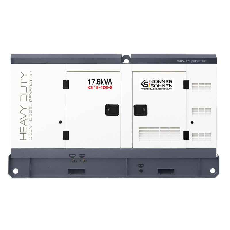 Дизельна однофазна електростанція 17,6 кВА Konner & Sohnen KS 18-1DE-G