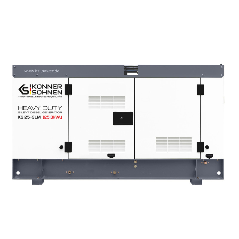 Дизельна трифазна електростанція 25,3 кВА Konner & Sohnen KS 25-3LM