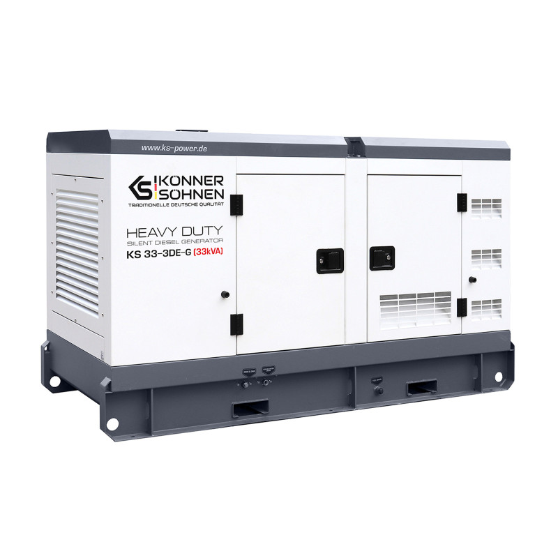 Дизельна трифазна електростанція 33 кВА Konner & Sohnen KS 33-3DE-G