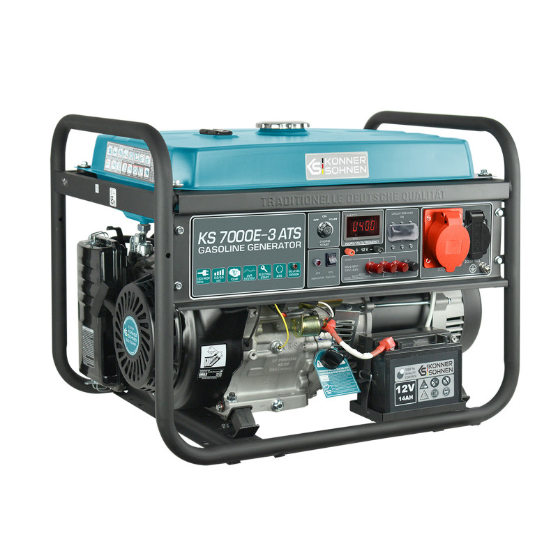 Бензиновий генератор 5,5 кВт Konner&Sohnen KS 7000E-3 ATS