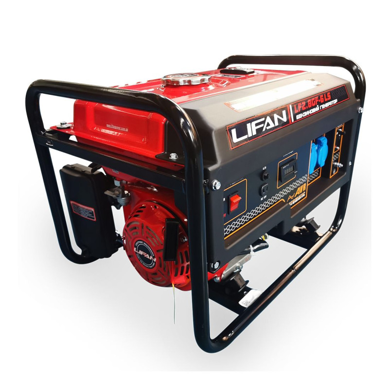 Газобензиновий генератор 2.8 кВт LIFAN LF2.8GF-6 BIFUEL