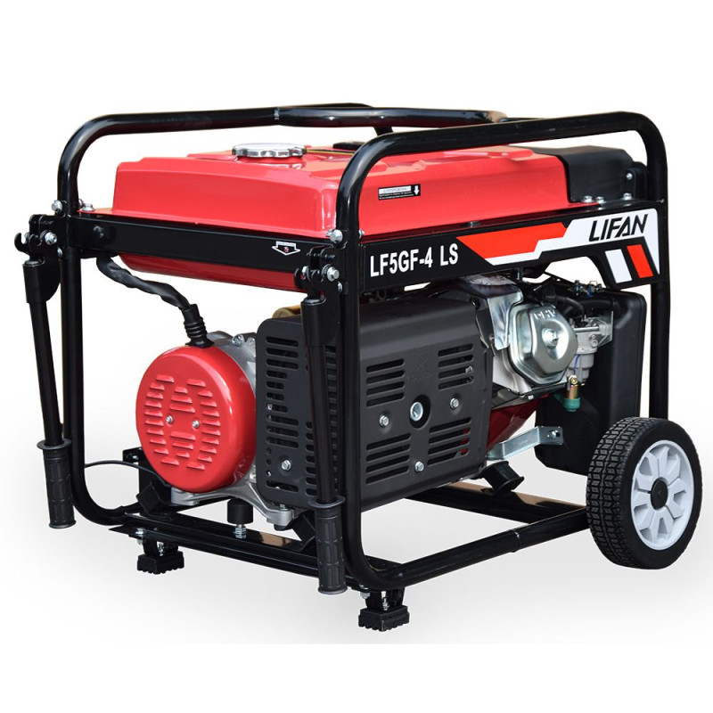 Газобензиновый генератор 5,5 кВт LIFAN LF5GF-4LS BIFUEL