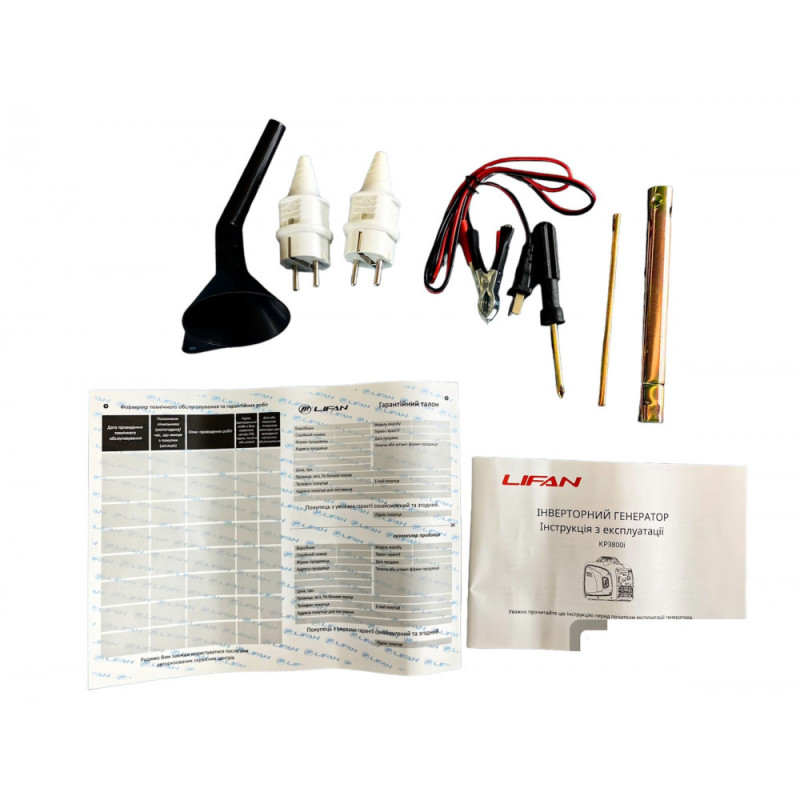 Інверторний генератор 3 кВт LIFAN KP3800і (ручний стартер)