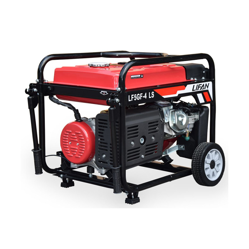 Бензиновий генератор 5 кВт LIFAN LF5GF-4LS електростартер