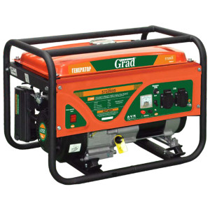 Генератор бензиновий 3.0/3.3кВт 4-х тактний ручний запуск GRAD (5710935)
