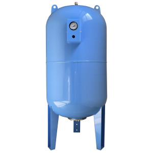 Гидроаккумулятор 150л VOLKS pumpe 10bar вертикальный с манометром