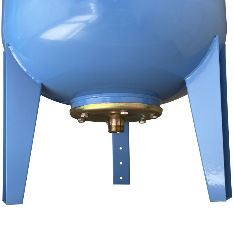 Гідроакумулятор 150л VOLKS pumpe 10bar вертикальний з манометром