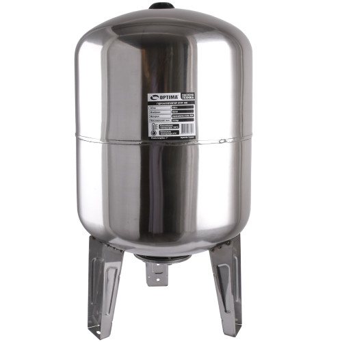 Гидроаккумулятор VOLKS 100л 10bar вертикальный нержавейка