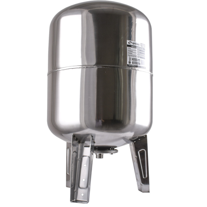 Гидроаккумулятор VOLKS 100л 10bar вертикальный нержавейка