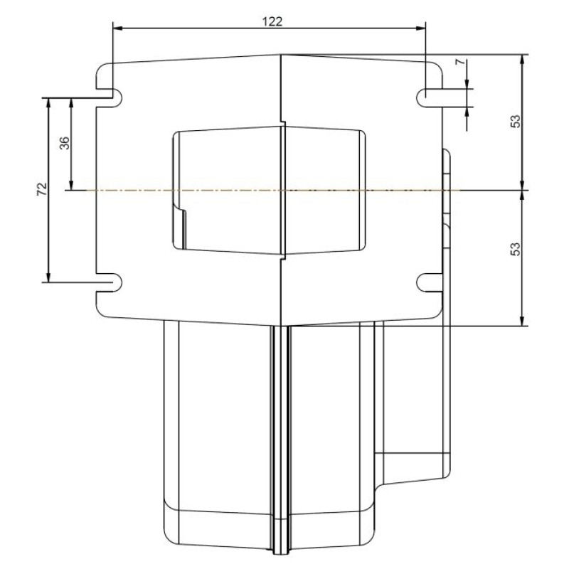 Вентилятор KG-Elektronik DPS-120 для твердопаливного котла