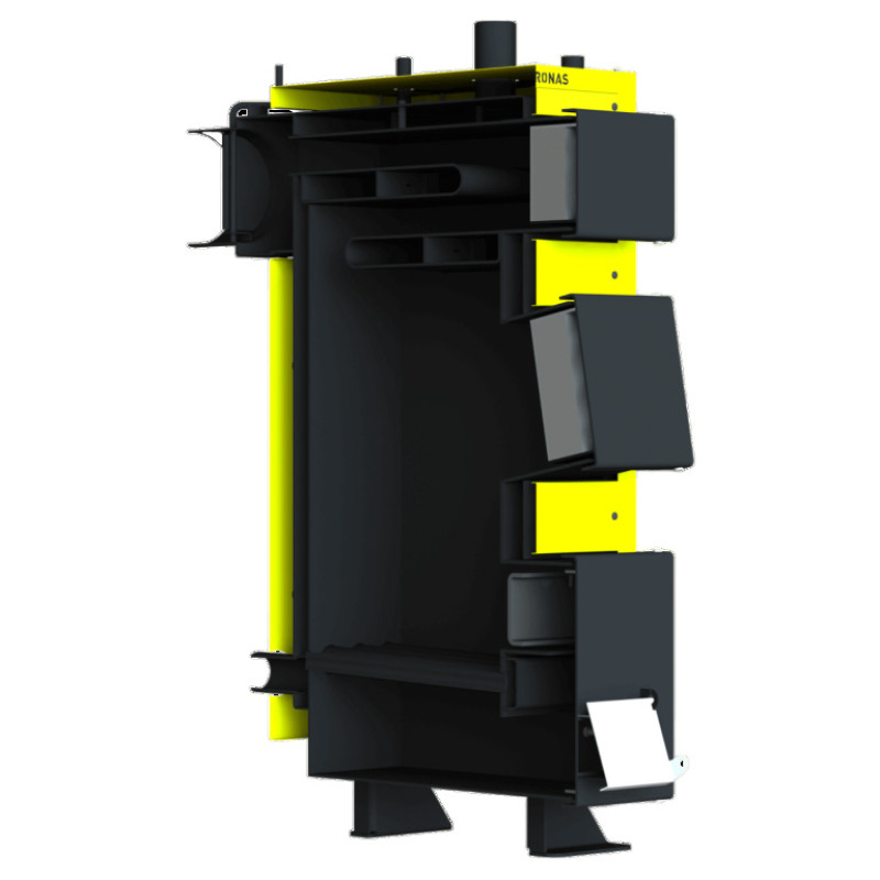 Котел твердотопливный Kronas Standart 10 кВт без комплекта автоматики та вентилятора