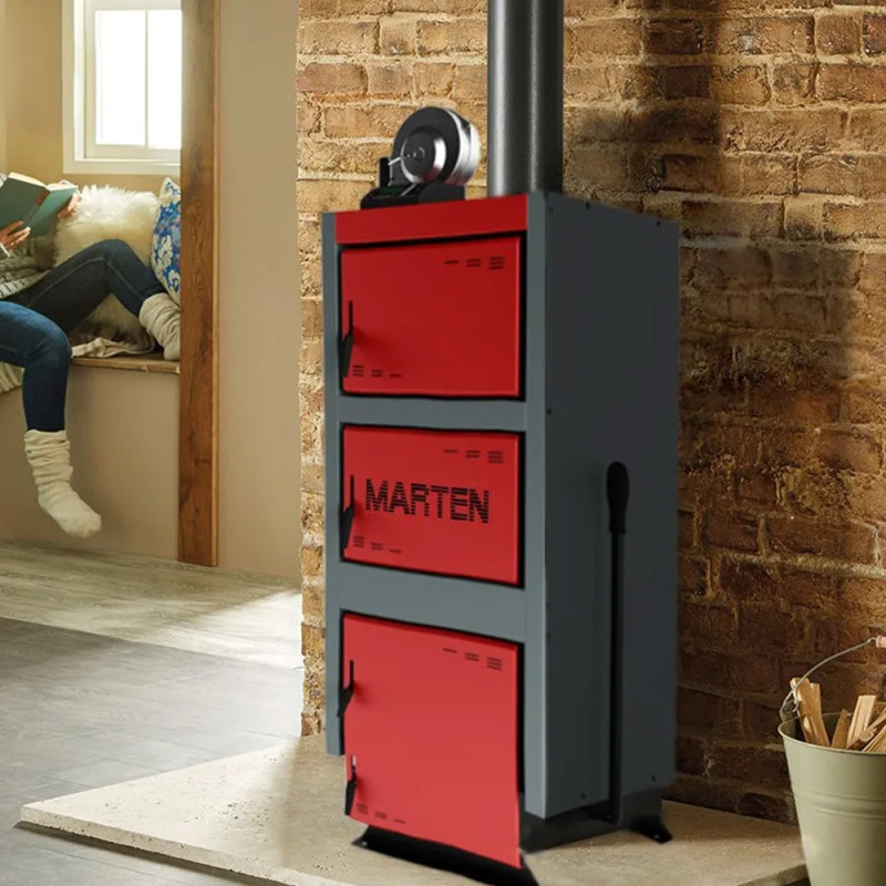 Котел тривалого горіння 12 кВт Marten Comfort MC-12