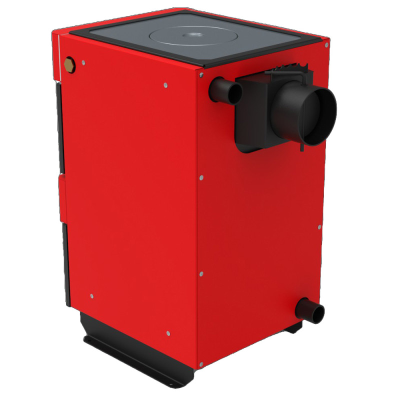 Твердотопливный котел 12 кВт Marten Base MB-12V с варочной поверхностью