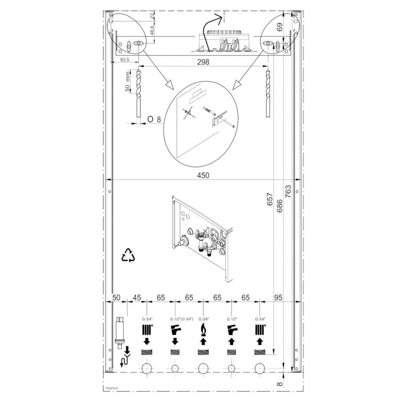 Газовий котел Baxi LUNA DUO-TEC E 33 двоконтурний, конденсаційний 
