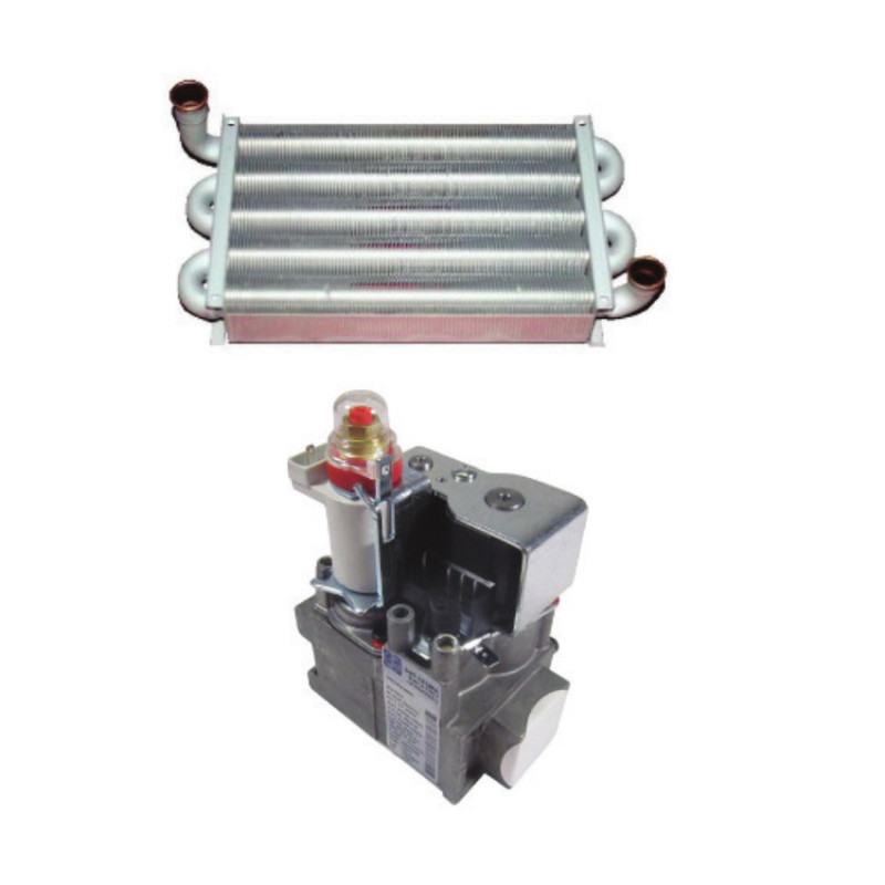 Газовий котел турбований Hi-Therm OPTIMUS 12 кВт з трубою