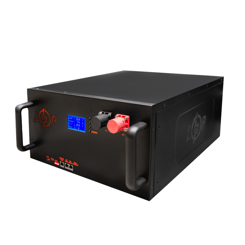 Акумулятор LP LiFePO4 51,2V - 230 Ah (11776Wh) (Smart BMS 200A/100А) з LCD метал RM RS485/CAN