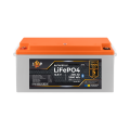 Акумулятор LP LiFePO4 12,8V - 200 Ah (2560Wh) (BMS 200A/100А) пластик Smart BT