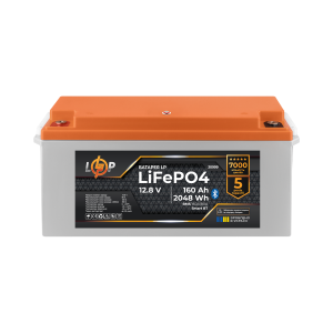 Акумулятор LiFePO4 160 Ah Ah (ампер-годин) LogicPower BMS 160A/80А  12,8V, Smart BT, пластик 