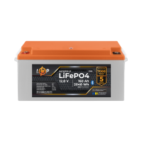 Акумулятор LP LiFePO4 12,8V - 160 Ah (2048Wh) (BMS 100A/80А) пластик Smart BT