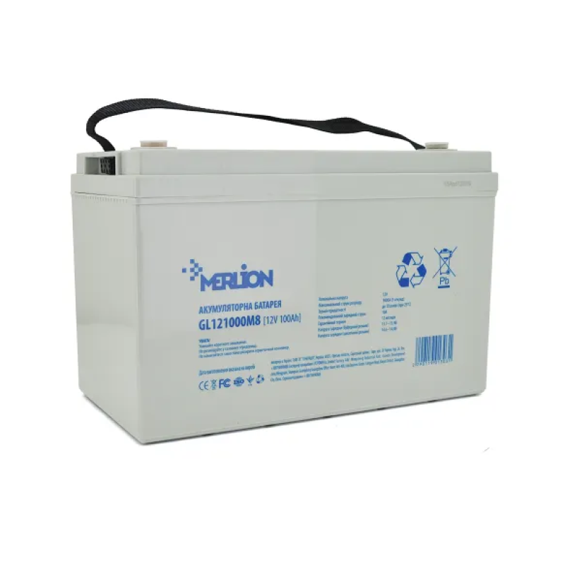 Комплект ДБЖ  LPY-W-PSW-1000VA+ (700Вт) 10A/20A  +  АКБ  Merlion GL 12-100-0M8  12 V 100 Ah