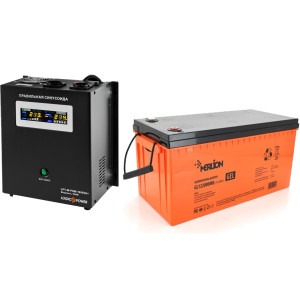 Комплект ИБП LPY-W-PSW-1000VA+ (700Вт) 10A/20A + АКБ Merlion GL 12-200-0M8 12 V 200 Ah