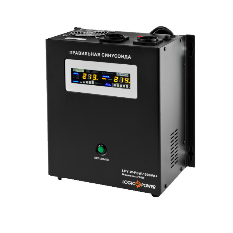 Комплект ИБП LPY-W-PSW-1000VA+ (700Вт) 10A/20A + АКБ Merlion GL 12-200-0M8 12 V 200 Ah