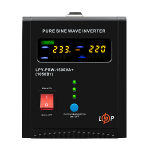 Источник бесперебойного питания (ИБП) с правильной синусоидой LPY-PSW-1500VA+ (1050Вт) 24 v