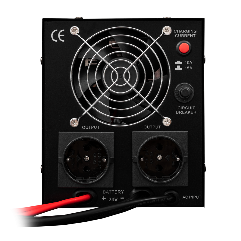 Источник бесперебойного питания (ИБП) с правильной синусоидой LPY-PSW-1500VA+ (1050Вт) 24 v