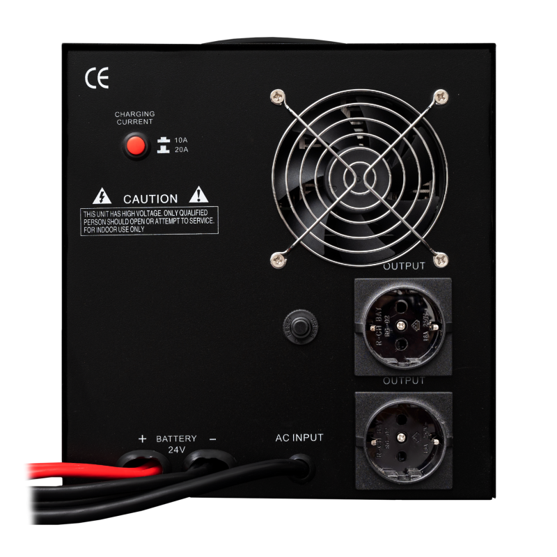 Джерело безперебійного живлення LPY-PSW-2000VA+ (1400Вт) 10A/20A 24V з правильною синусоїдою 